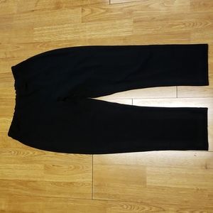 Soft Surroundings black knit cropped pants PS